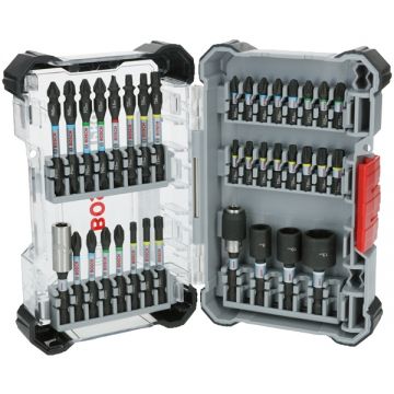 Bosch  PRO Impact - Set capete de insurubare si chei tubulare mixte 36 bucati