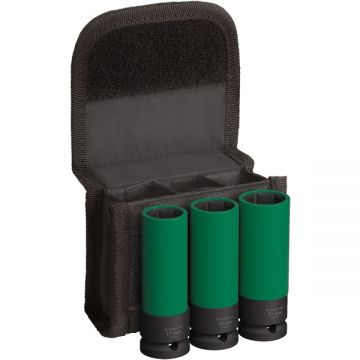 Bosch  PRO Impact Socket - Set chei tubulare impact 17-21  mm 1/2 inch 3 bucati