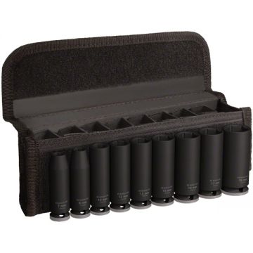 Bosch  PRO Impact Socket - Set chei tubulare impact 7-19  mm 3/8 inch 9 bucati
