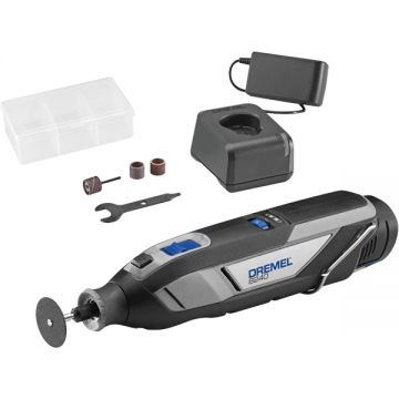 Dremel  8240 - Unealta multifunctionala cu 1 acumulator Li-Ion 12 V 2 Ah