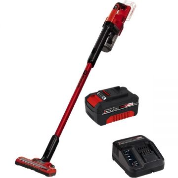 Einhell  TE-SV 18 Li PXC + Starter Kit - Aspirator 100 mbar + Set 1 acumulator si incarcator Li-Ion 18 V 4 Ah