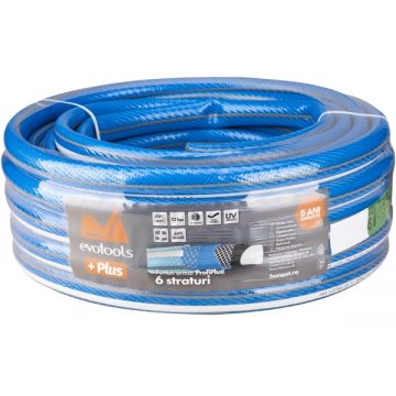 Evotools  680477 - Furtun 50  m 1/2 inch 12 bar -40/+70 grade fara tambur