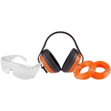 Evotools  681112 - Kit motocoasa ochelari casti fire de taiere