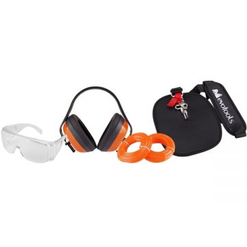 Evotools  681114 - Kit motocoasa ochelari casti fire de taiere ham