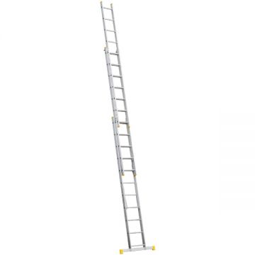 Evotools  681585 - Scara constructii culisanta 6.475 m 150  kg 11  trepte tronson