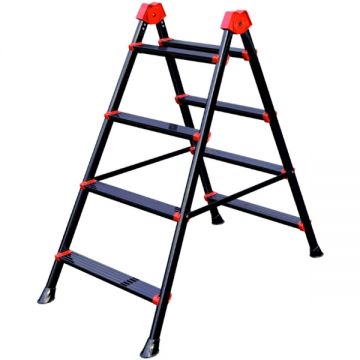Evotools  681892 - Scara constructii dubla 1.04 m -  kg 4  trepte tronson