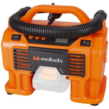 Evotools  ONE EPTO - Compresor aer fara acumulatori si incarcator Li-Ion 18 V - Ah 11 bar