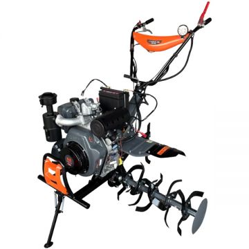 Evotools  TDK1100 - Motocultor Evotools - 11 CP 105-135 cm 3 viteze (2 inainte + 1 inapoi) motorina echipat cu faruri