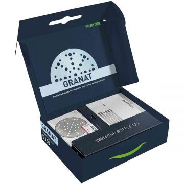 Festool  STF D150/48 GR-Set P - Set foi abrazive rotunde 150 mm granulatie mixta 48 gauri 60 bucati