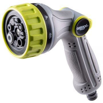Gardex  405102 - Pistol de stropit 8 moduri de pulverizare
