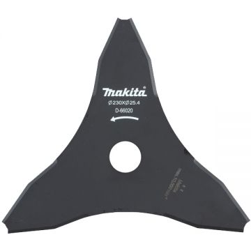 Makita  D-66020 - Cutit pentru motocoasa 230x25.4 mm 3 dinti DUR190L DUR190U DUR368A DUR368L DUR369A UR101C