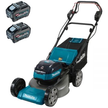 Makita  LM001GT201 XGT - Masina de tuns iarba cu 2 acumulatori Li-Ion 40 V 5 Ah 48 cm 62 l