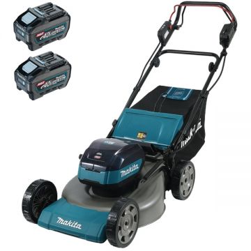 Makita  LM002GT201 XGT - Masina de tuns iarba cu 2 acumulatori Li-Ion 40 V 5 Ah 53 cm 70 l