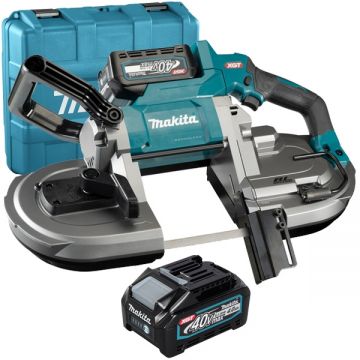 Makita  PB002GM201 XGT - Fierastrau cu banda  Li-Ion 40 V 4 Ah 1140x13 mm