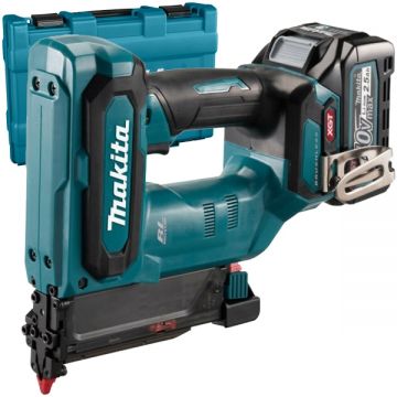 Makita  PT001GD101 XGT - Pistol de batut cuie  cu 1 acumulator Li-Ion 40 V 2.5 Ah cuie pentru lemn valiza plastic