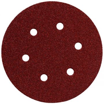 Metabo  624066000 - Set foi abrazive rotunde 150 mm granulatie mixta 6 gauri 25 bucati