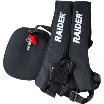 Raider  110328 - Ham negru cu barete late pentru umeri #537;i burete moale