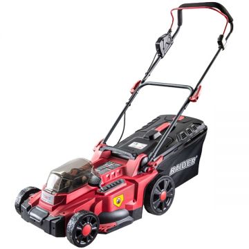 Raider  RDP-BCLM20 - Masina de tuns iarba fara acumulatori si incarcator Li-Ion 20 V - Ah 37 cm 35 l