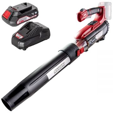 Raider  RDP-BL20 + RDP-R20 - Suflanta de gradina 570 m3/h + Set 1 acumulator si incarcator Li-Ion 20 V 2 Ah