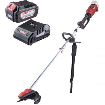 Raider  RDP-SBBC20 + RDP-R20 - Motocoasa 300  mm + Set 1 acumulator si incarcator Li-Ion 20 V 4 Ah