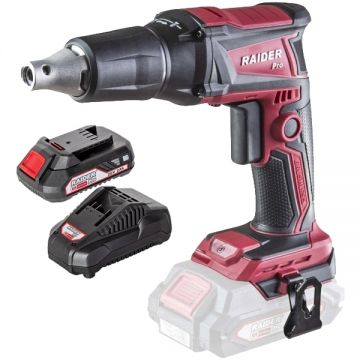 Raider  RDP-SBES20 + RDP-R20 - Masina de insurubat 10 Nm + Set 1 acumulator si incarcator Li-Ion 20 V 2 Ah