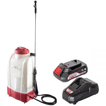 Raider  RDP-SBKMD20 + RDP-R20 - Pulverizator 3 bar 15 l + Set 1 acumulator si incarcator Li-Ion 20 V 2 Ah