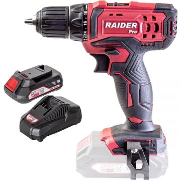 Raider  RDP-SCD20S + RDP-R20 - Masina de gaurit si insurubat 44 Nm + Set 1 acumulator si incarcator Li-Ion 20 V 2 Ah