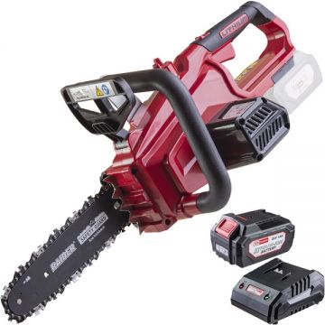 Raider  RDP-SCHS20 + RDP-R20 - Drujba 25 cm 5.6 m/s + Set 1 acumulator si incarcator Li-Ion 20 V 4 Ah