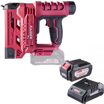 Raider  RDP-SST20 + RDP-R20 - Capsator 15-25 mm + Set 1 acumulator si incarcator Li-Ion 20 V 4 Ah