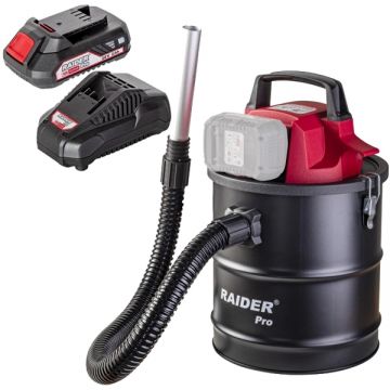 Raider  RDP-SWC20 + RDP-R20 - Aspirator 80 mbar + Set 1 acumulator si incarcator Li-Ion 20 V 2 Ah