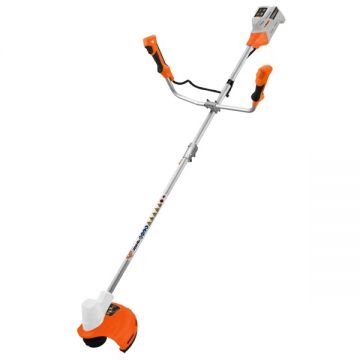 Ruris  3024e - Motocoasa  cu 1 acumulator Li-Ion 20 V 4  Ah 255  mm cutit cu 3 dinti