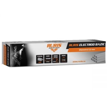 Ruris  electrbr2522 - Electrozi bazici/superbaz 2.5x350 mm 2.5  kg