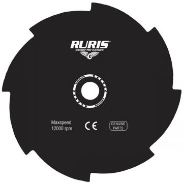 Ruris  ps409s-1-40 - Cutit pentru motocoasa - mm 8 dinti DAC 110 DAC 210 DAC 310 DAC 410 DAC 510 RR270 RR360 RR362 RR400 RR400C RR460 RR460C 280C 300S 330C 430C 520C 731C 740C