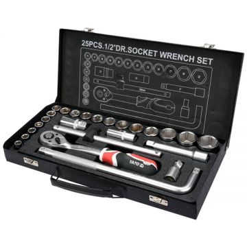 Yato  YT-12671 - Set chei tubulare mixte 25 bucati