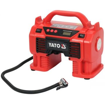 Yato  YT-23248 - Compresor auto fara acumulatori si incarcator 18 V - Ah 11 bar