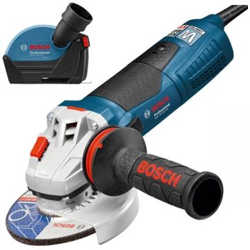 Bosch  GWS 19-125 CIE + GDE 125 EA-T - Polizor unghiular cu fir 1900 W 125 mm + Sistem aspirare praf