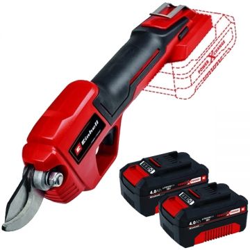 Einhell  GE-LS 18 Li PXC + Twinpack - Foarfeca pentru crengi 28 mm + Set 2 acumulatori Li-Ion 18 V 4 Ah