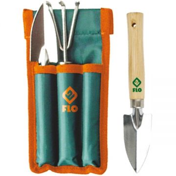 Flo  99028 - Set unelte gradinarit 3 bucati