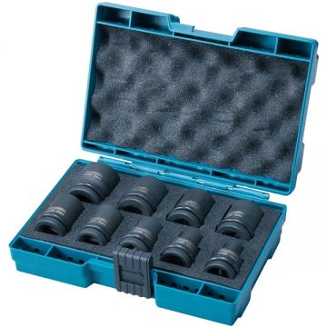 Makita  B-66232 - Set chei tubulare impact 8-21  mm 1/2 inch 9 bucati