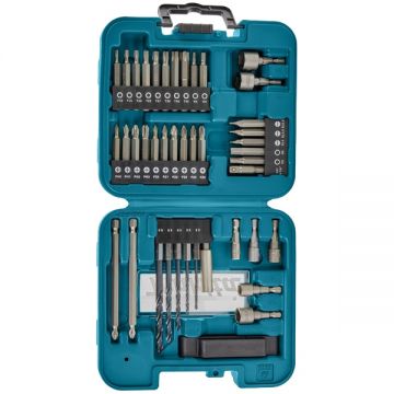 Makita  D-58877 - Set accesorii insurubare si burghie metal 42 bucati