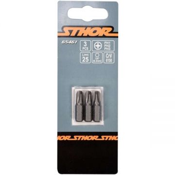 Sthor  65461 - Set capete de insurubare profil PH 3 bucati