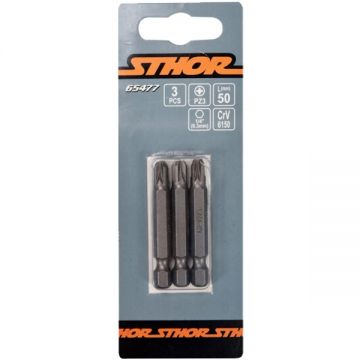 Sthor  65477 - Set capete de insurubare profil PZ3 3 bucati