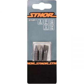 Sthor  65483 - Set capete de insurubare profil plat 8 mm 3 bucati