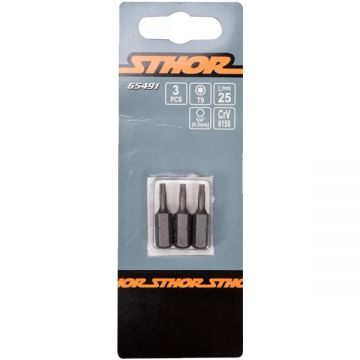 Sthor  65491 - Set capete de insurubare profil TX9 3 bucati