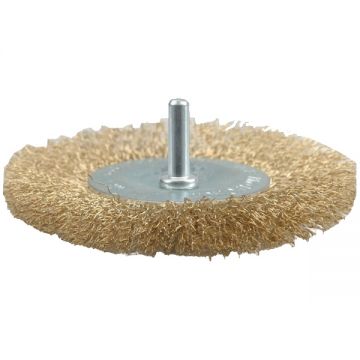 Vorel  06985 - Perie disc 75x0.3  mm fir ondulat tija cilindrica 6 mm