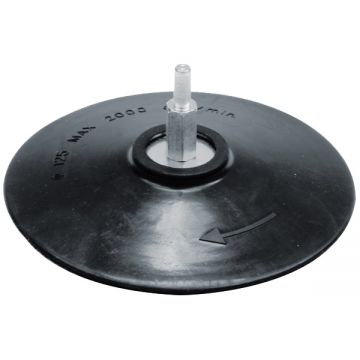 Vorel  08312 - Placa de slefuire rotunda cu scai 125 mm fara gauri compozitie - -