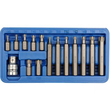 Vorel  66580 - Set capete de insurubare profil TX 15 bucati