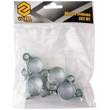 Vorel  73790 - Coliere metalice pentru tevi 25 mm 27 mm - inch