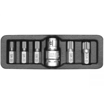Yato  YT-0414 - Set capete de insurubare profil SPLINE 6 bucati