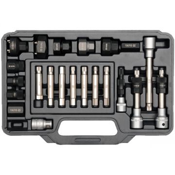 Yato  YT-04211 - Set chei combinate pentru alternator 22 bucati
